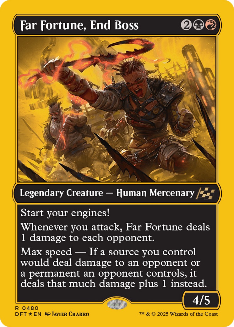 Far fortune, End Boss (First-Place Foil) [Aetherdrift] | Lots Moore NSW