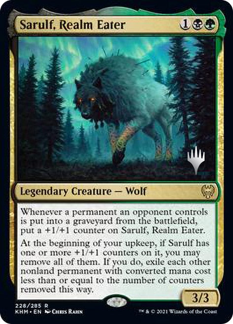 Sarulf, Realm Eater (Promo Pack) [Kaldheim Promos] | Lots Moore NSW