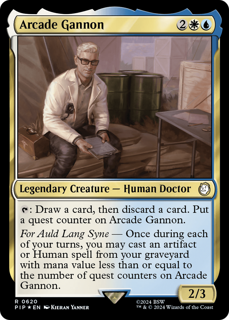 Arcade Gannon (Surge Foil) [Fallout] | Lots Moore NSW