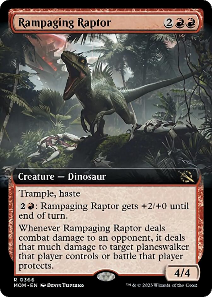 Rampaging Raptor (Extended Art) [March of the Machine] | Lots Moore NSW