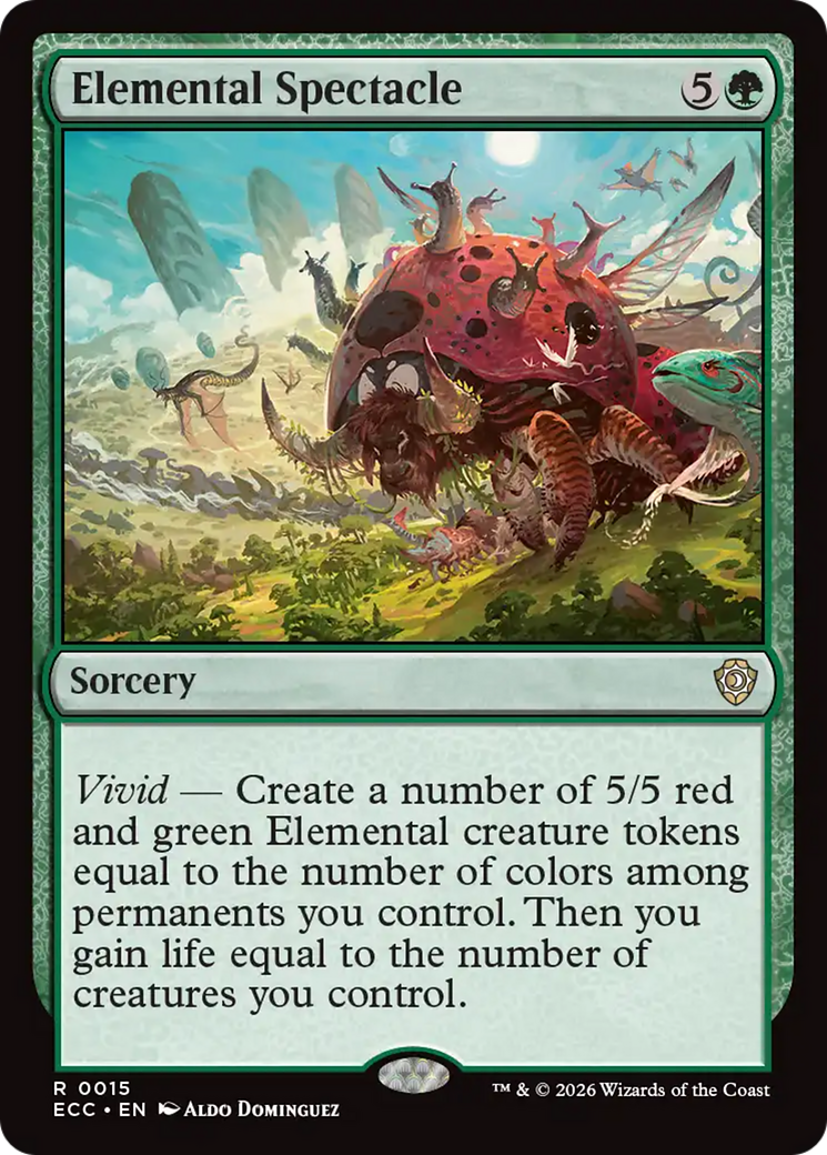 Elemental Spectacle [Lorwyn Eclipsed Commander] | Lots Moore NSW