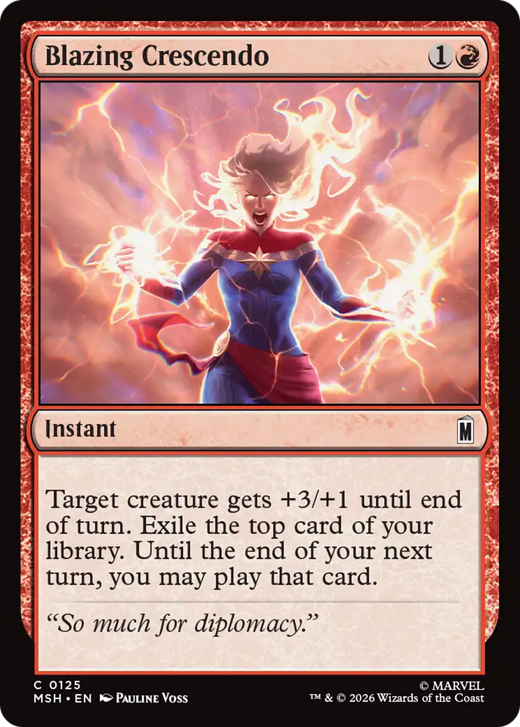 Blazing Crescendo [Marvel Super Heroes] | Lots Moore NSW