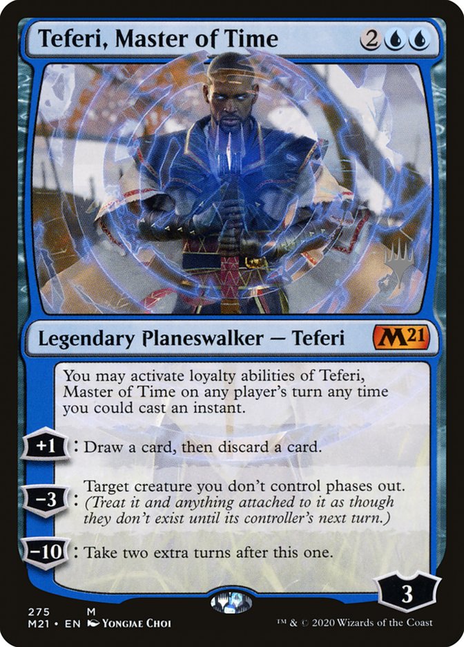Teferi, Master of Time (Promo Pack) (275) [Core Set 2021 Promos] | Lots Moore NSW