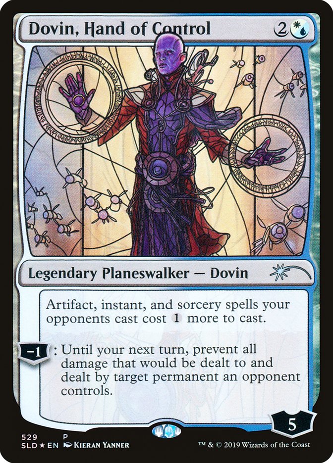 Dovin, Hand of Control (Stained Glass) [Secret Lair Drop Promos] | Lots Moore NSW