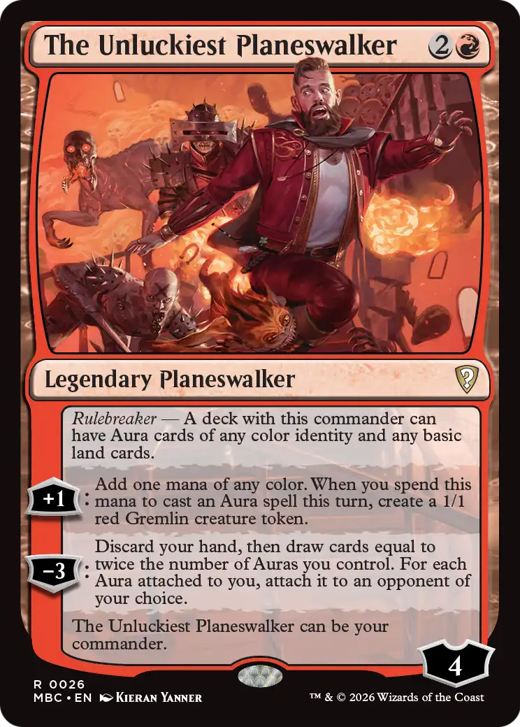 The Unluckiest Planeswalker [Mystery Booster: Commander Edition] | Lots Moore NSW
