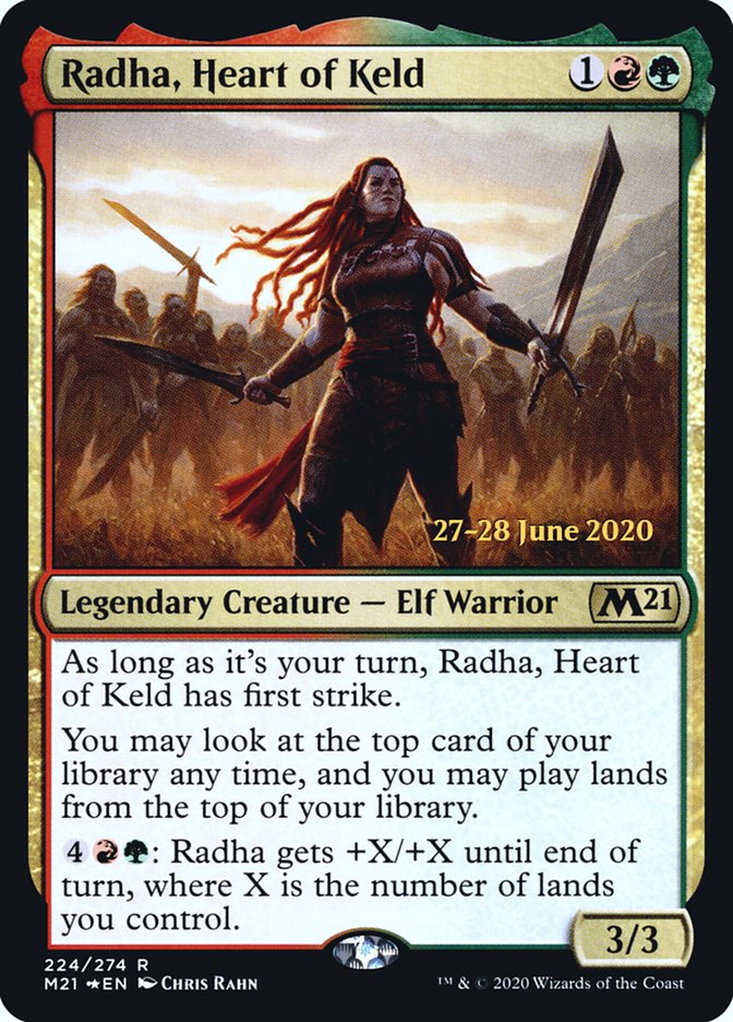 Radha, Heart of Keld [Core Set 2021 Prerelease Promos] | Lots Moore NSW