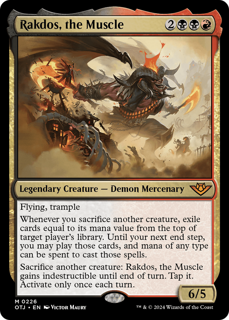 Rakdos, the Muscle [Outlaws of Thunder Junction] | Lots Moore NSW