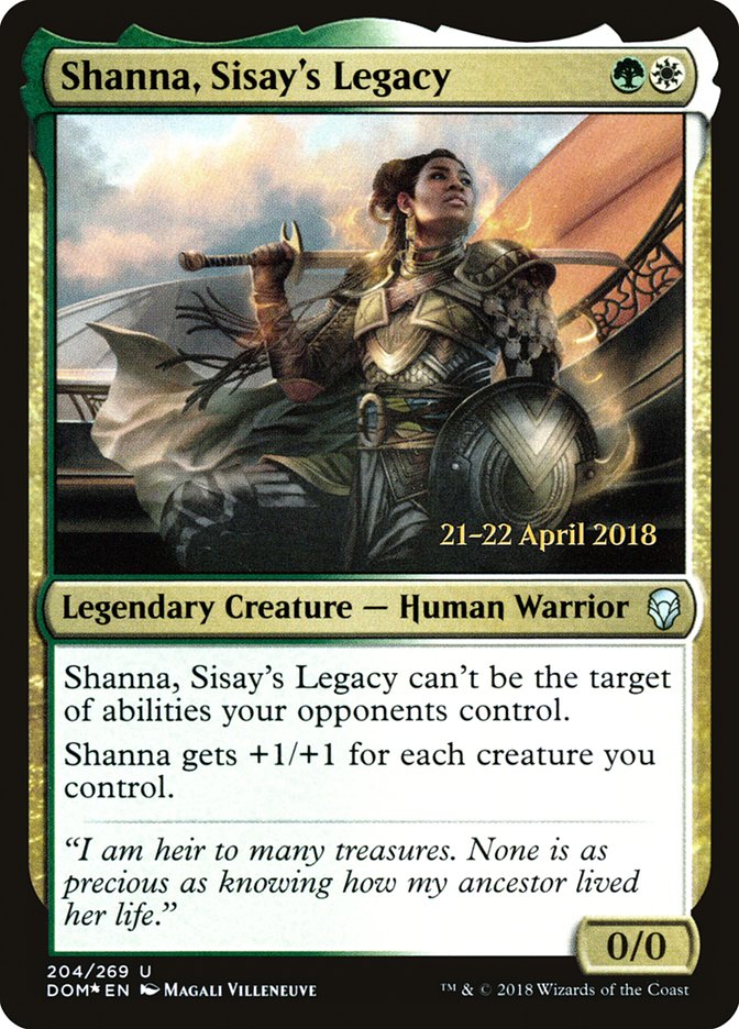Shanna, Sisay's Legacy [Dominaria Prerelease Promos] | Lots Moore NSW