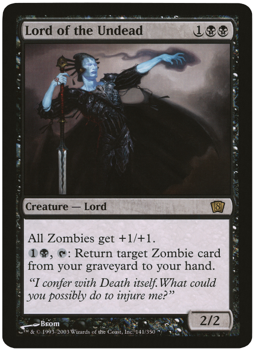 Lord of the Undead (Oversized) [Eighth Edition Box Topper] | Lots Moore NSW