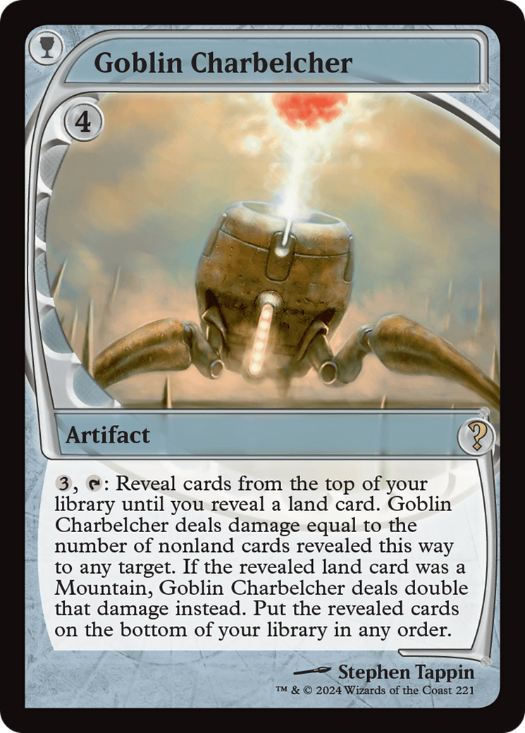 Goblin Charbelcher (Future Sight) [Mystery Booster 2] | Lots Moore NSW