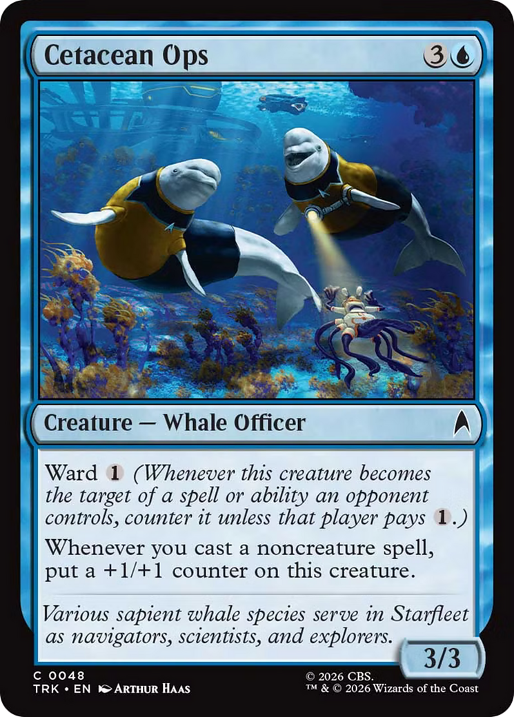 Cetacean Ops [Star Trek] | Lots Moore NSW