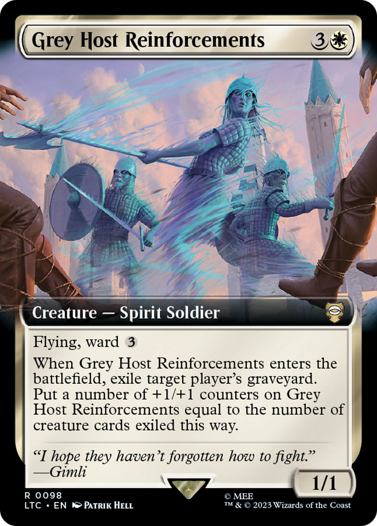 Grey Host Reinforcements (Extended Art) [The Lord of the Rings: Tales of Middle-Earth Commander] | Lots Moore NSW