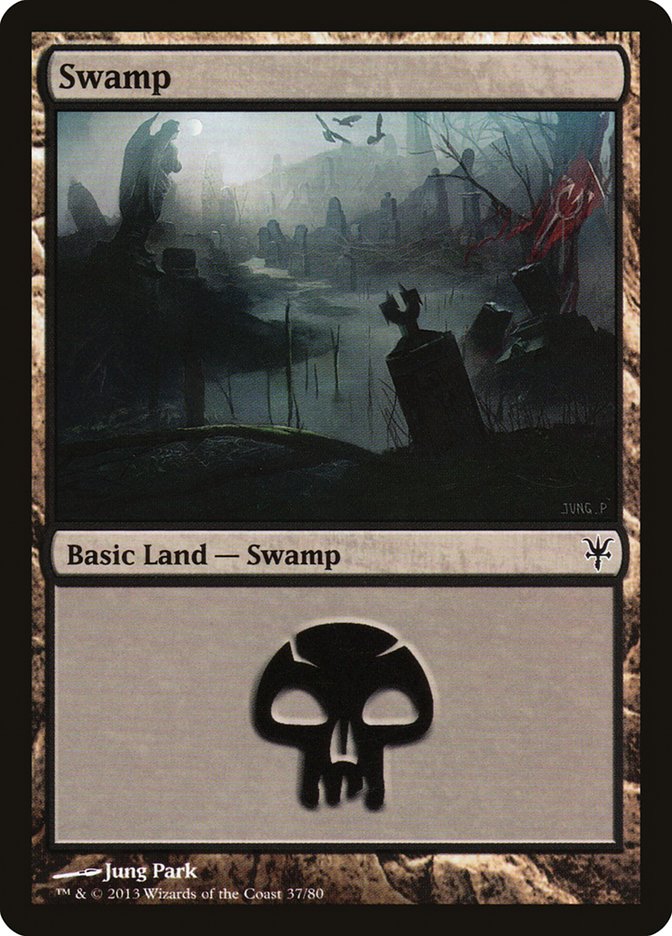 Swamp (37) [Duel Decks: Sorin vs. Tibalt] | Lots Moore NSW