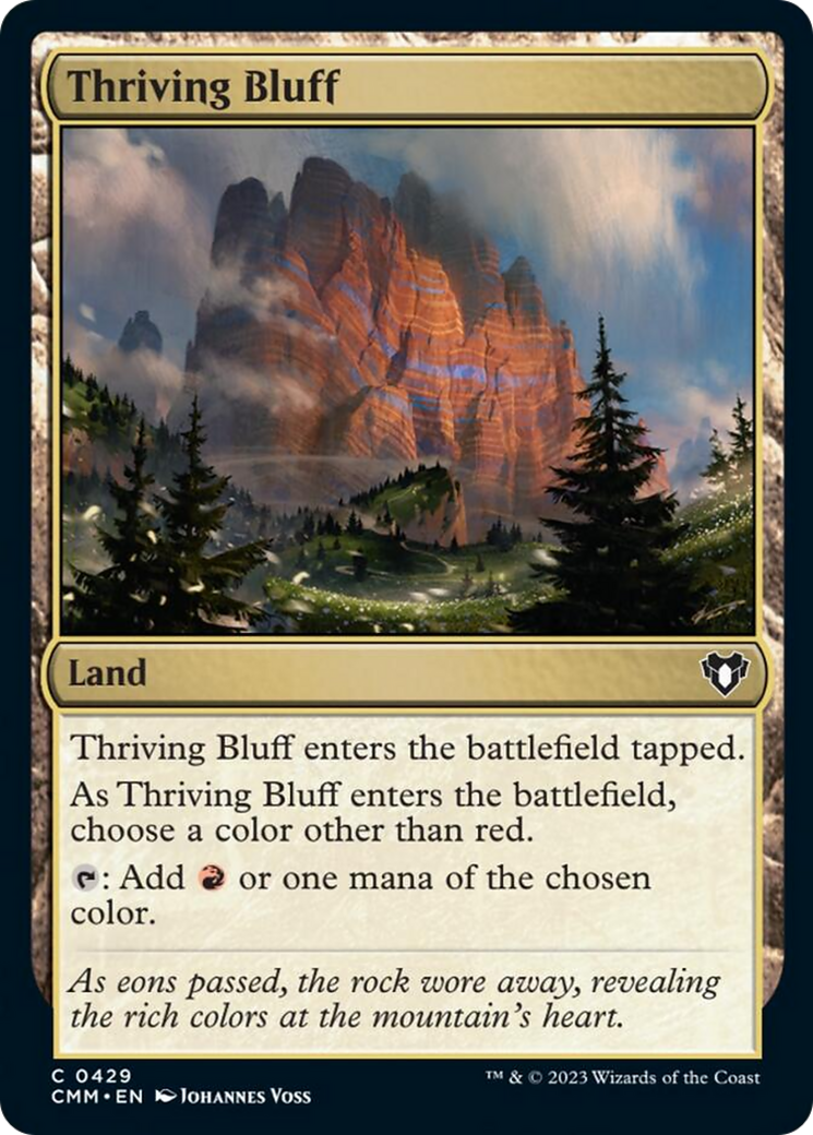 Thriving Bluff [Commander Masters] | Lots Moore NSW