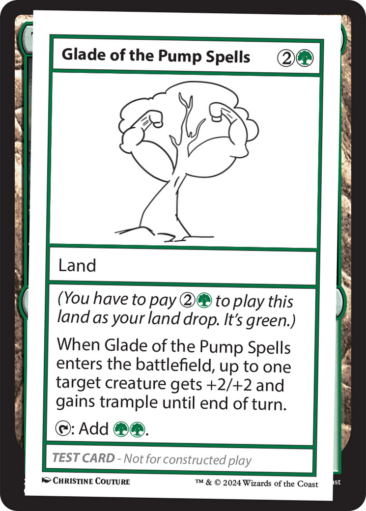 Glade of the Pump Spells [Mystery Booster 2 Playtest Cards] | Lots Moore NSW