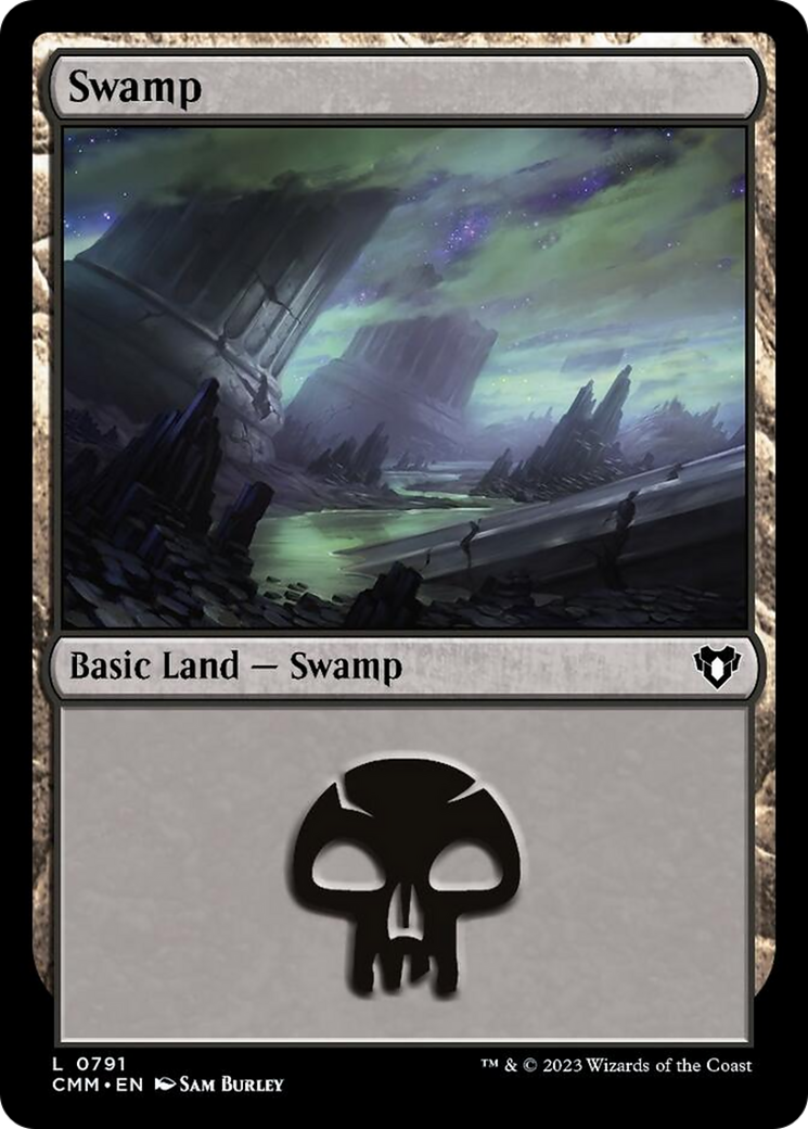 Swamp (791) [Commander Masters] | Lots Moore NSW