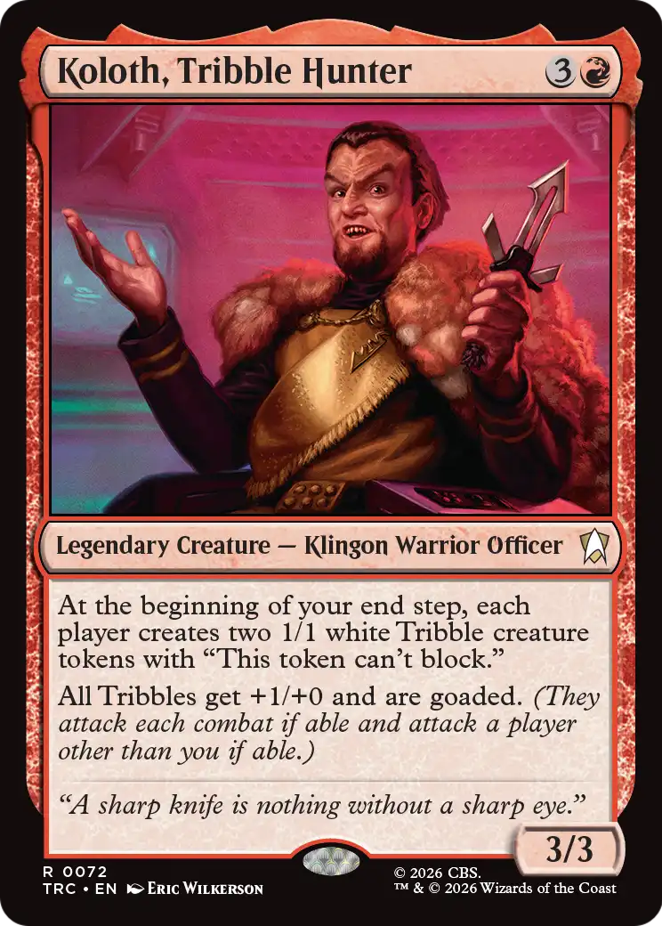 Koloth, Tribble Hunter [Star Trek] | Lots Moore NSW