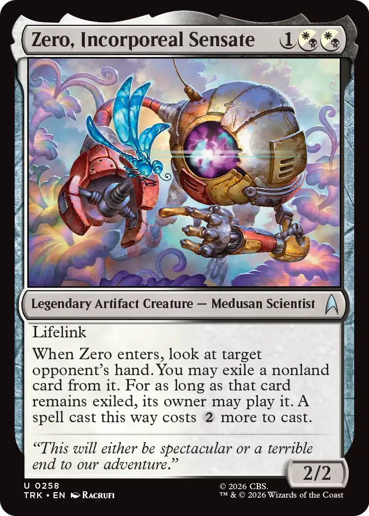 Zero, Incorporeal Sensate [Star Trek] | Lots Moore NSW