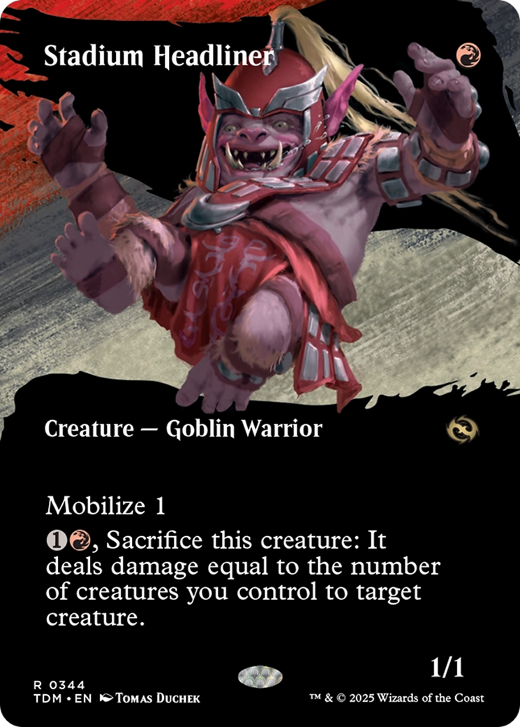 Stadium Headliner (Borderless) [Tarkir: Dragonstorm] | Lots Moore NSW