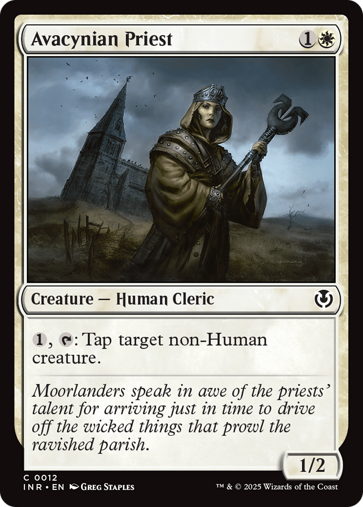 Avacynian Priest [Innistrad Remastered] | Lots Moore NSW