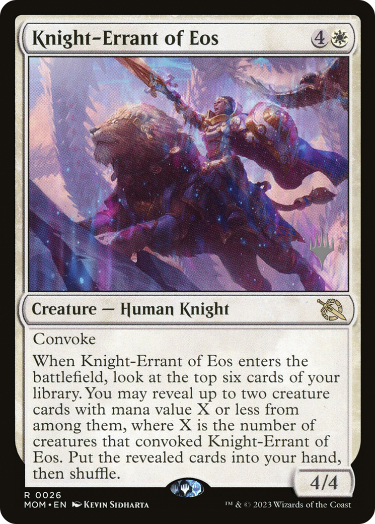 Knight-Errant of Eos (Promo Pack) [March of the Machine Promos] | Lots Moore NSW