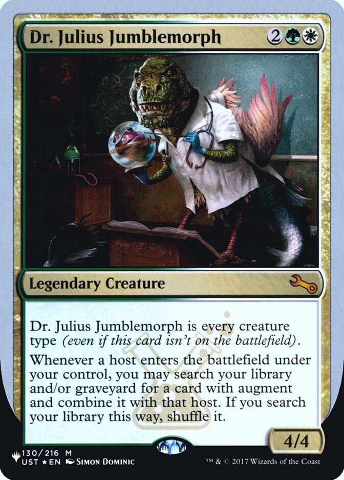 Dr. Julius Jumblemorph (Unfinity Foil Edition) [The List] | Lots Moore NSW