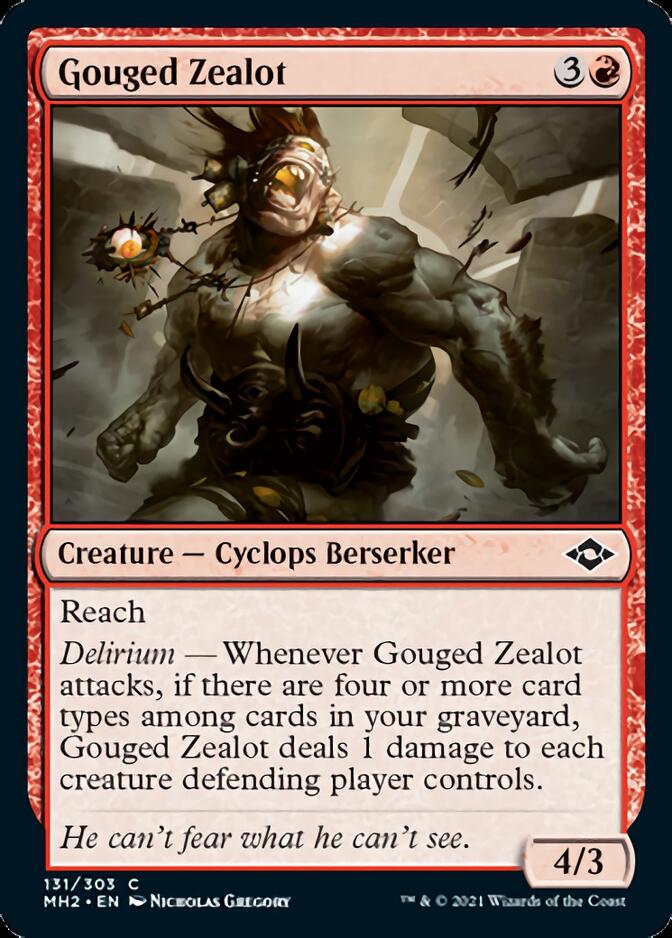 Gouged Zealot [Modern Horizons 2] | Lots Moore NSW