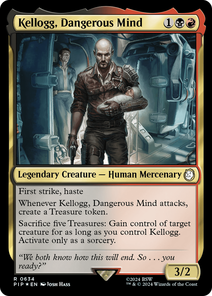 Kellogg, Dangerous Mind (Surge Foil) [Fallout] | Lots Moore NSW