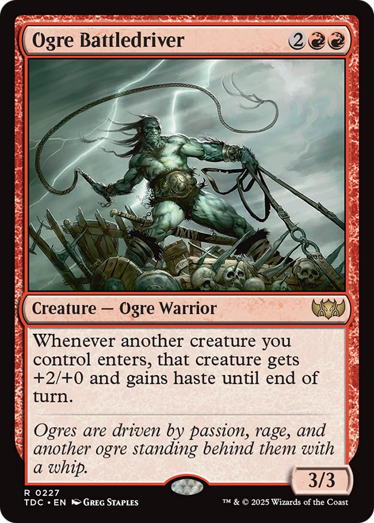 Ogre Battledriver [Tarkir: Dragonstorm Commander] | Lots Moore NSW