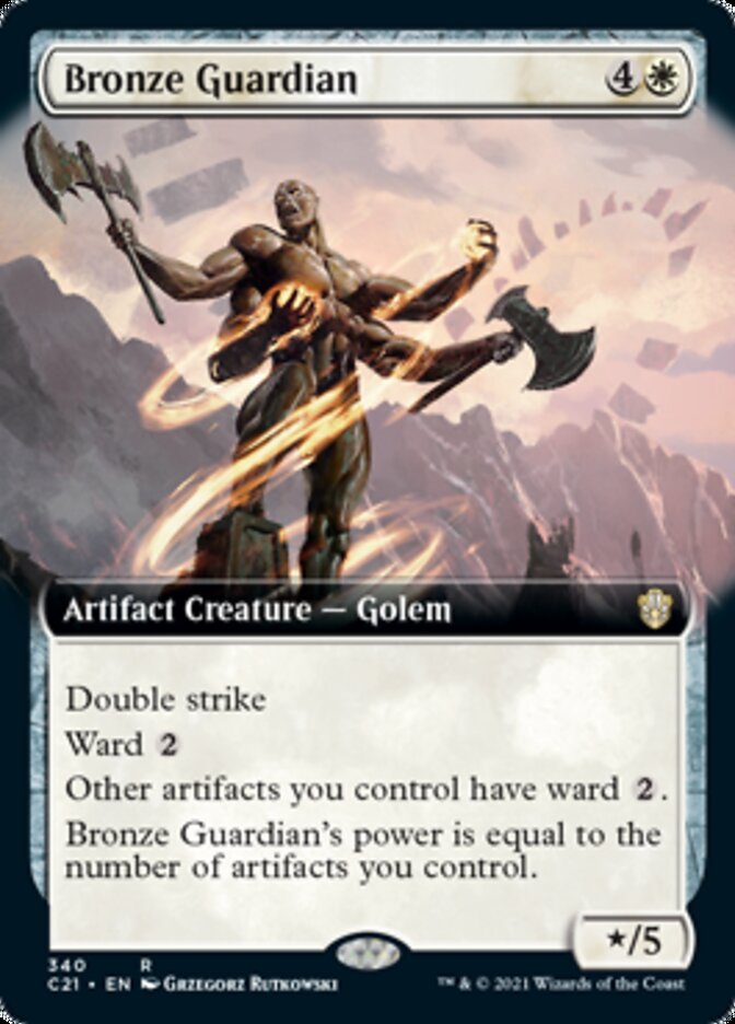 Bronze Guardian (Extended Art) [Commander 2021] | Lots Moore NSW