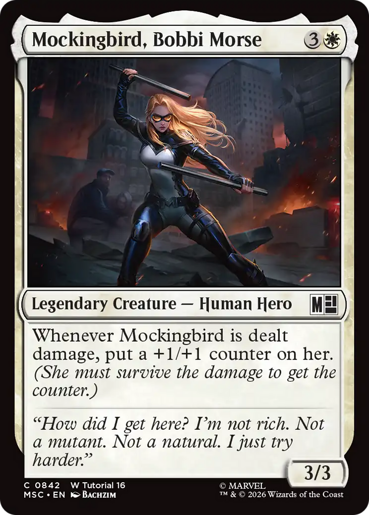 Mockingbird, Bobbi Morse (0842) [Marvel Super Heroes Commander] | Lots Moore NSW