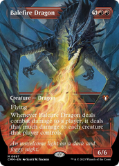 Balefire Dragon (Borderless Alternate Art) [Commander Masters] | Lots Moore NSW