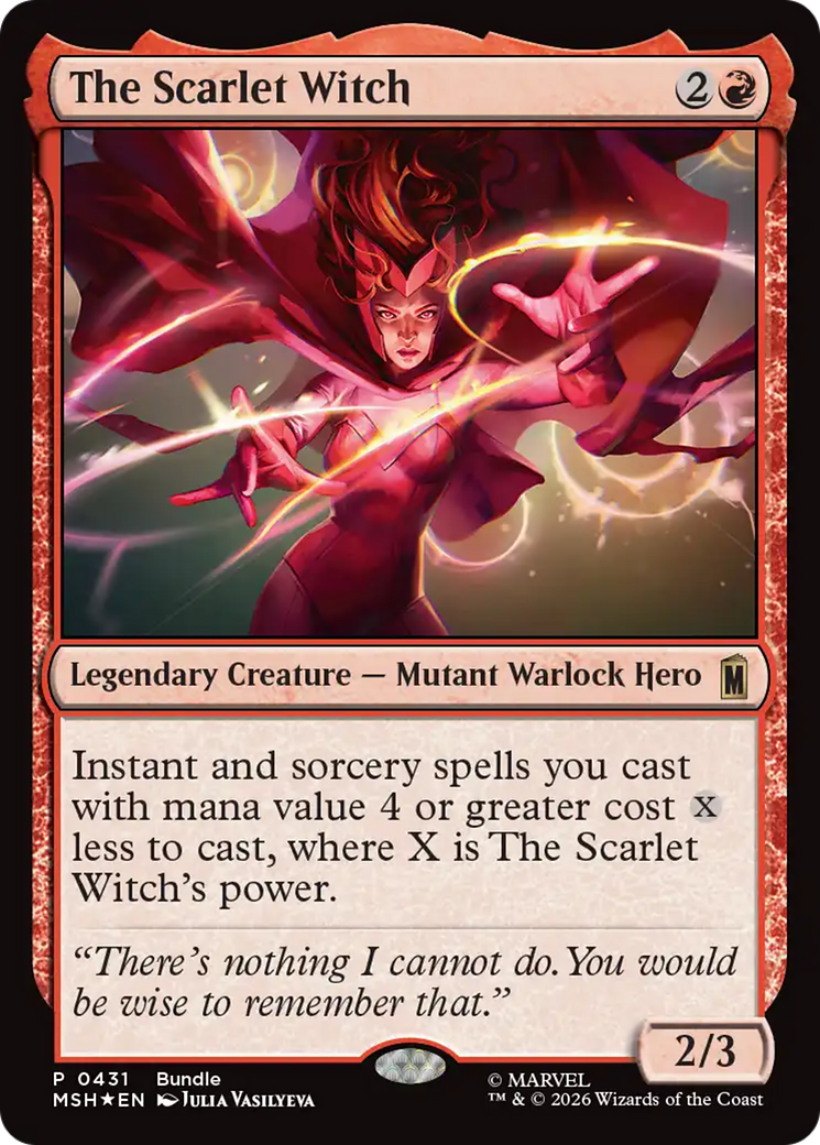 The Scarlet Witch (Bundle) [Marvel Super Heroes Promos] | Lots Moore NSW