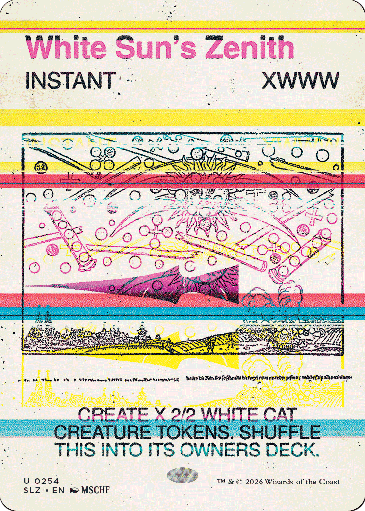 White Sun's Zenith (0254) [Secret Lair x MSCHF: The Zeta Set] | Lots Moore NSW