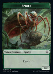 Treefolk // Spider Double-Sided Token [Streets of New Capenna Commander Tokens] | Lots Moore NSW