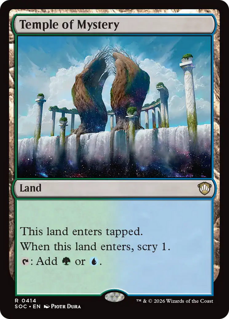 Temple of Mystery [Secrets of Strixhaven Commander] | Lots Moore NSW