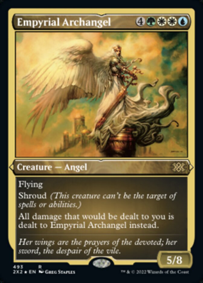 Empyrial Archangel (Foil Etched) [Double Masters 2022] | Lots Moore NSW