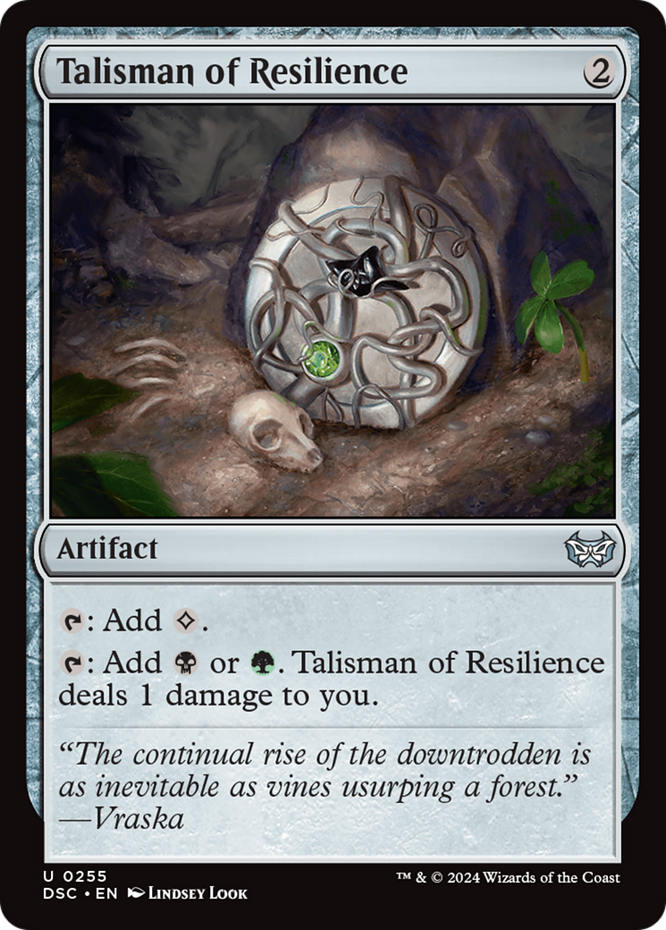 Talisman of Resilience [Duskmourn: House of Horror Commander] | Lots Moore NSW