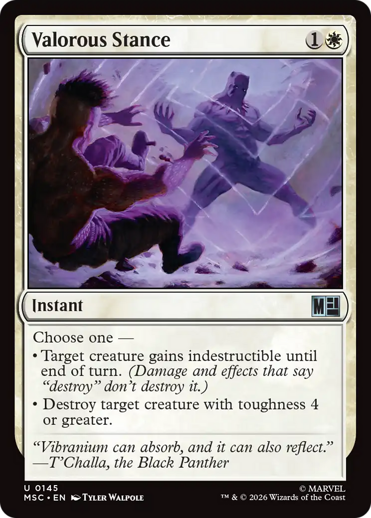 Valorous Stance [Marvel Super Heroes Commander] | Lots Moore NSW