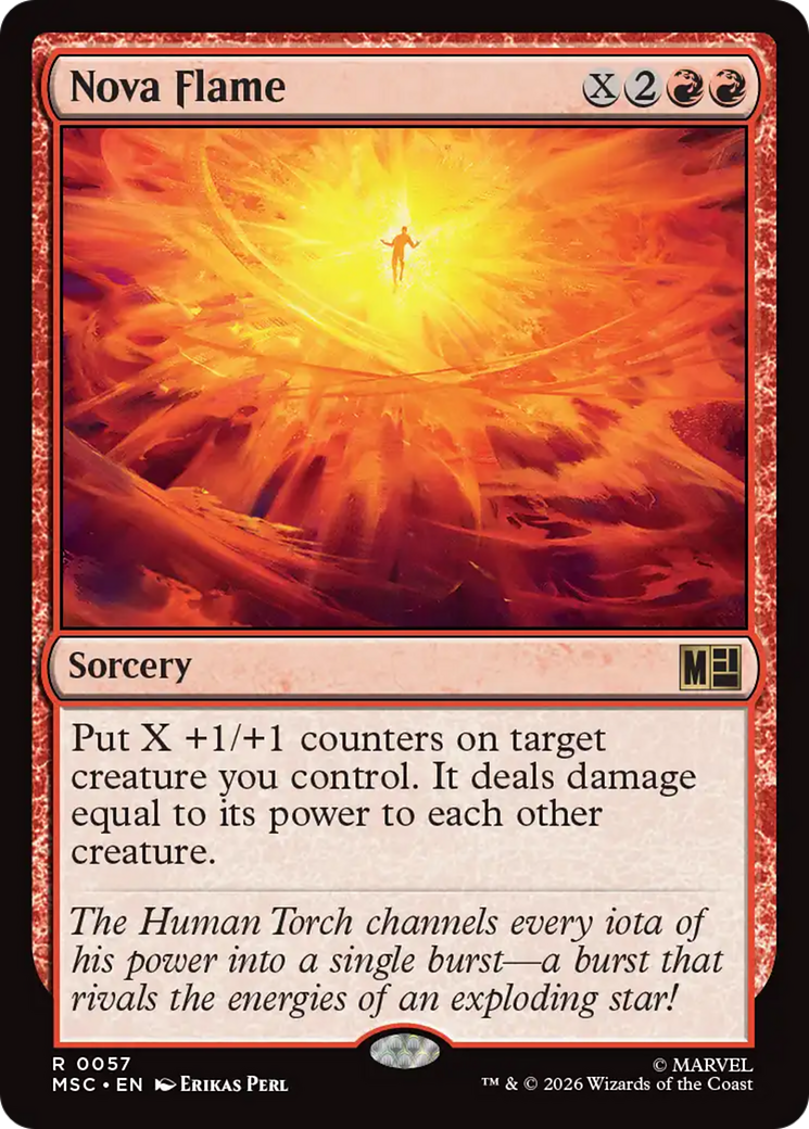 Nova Flame (Surge Foil) [Marvel Super Heroes Commander] | Lots Moore NSW
