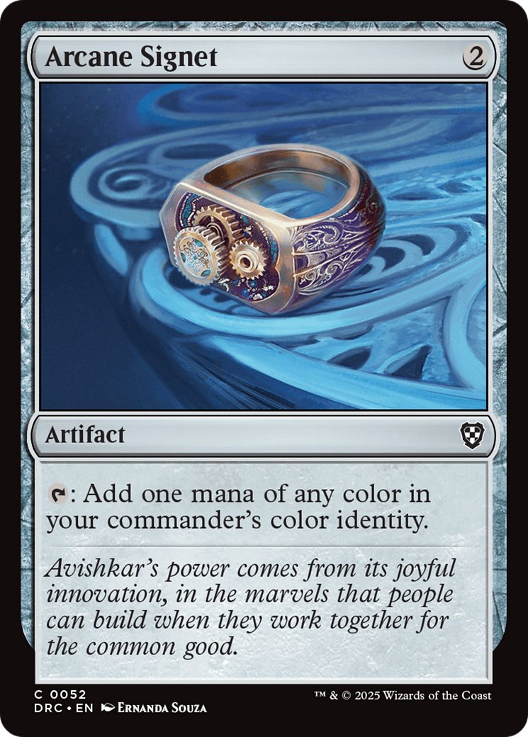 Arcane Signet (0052) [Aetherdrift Commander] | Lots Moore NSW