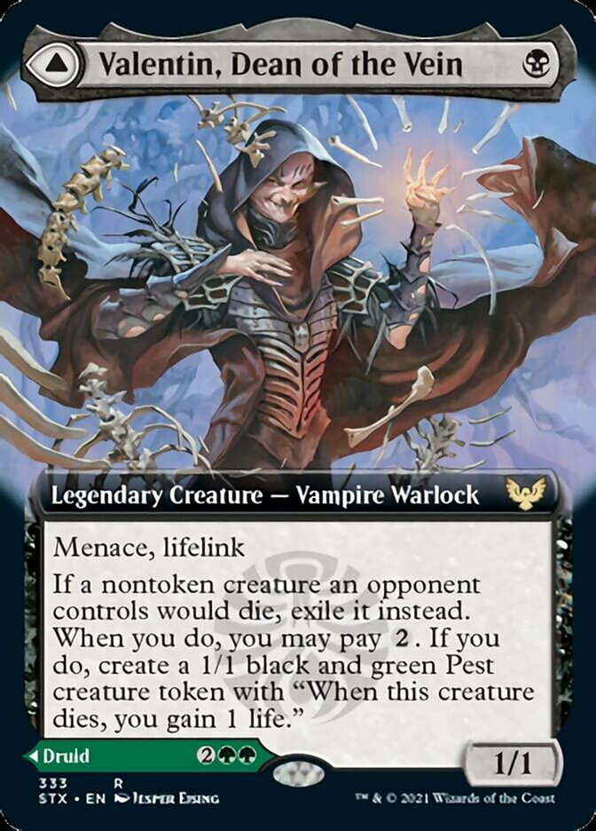 Valentin, Dean of the Vein // Lisette, Dean of the Root (Extended Art) [Strixhaven: School of Mages] | Lots Moore NSW