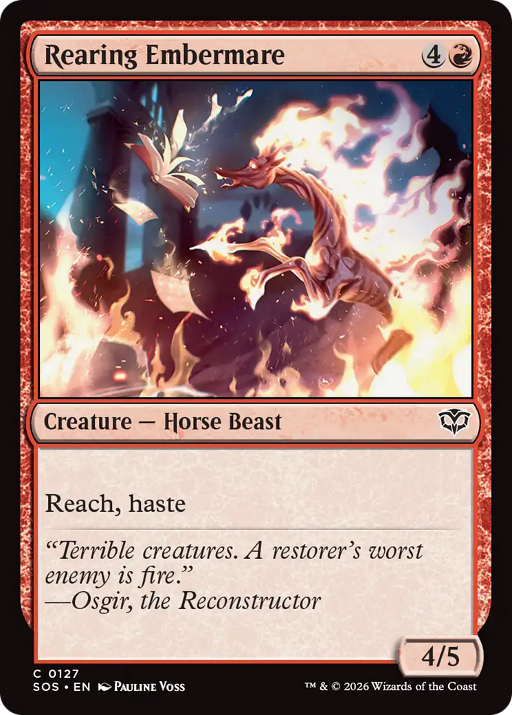 Rearing Embermare [Secrets of Strixhaven] | Lots Moore NSW