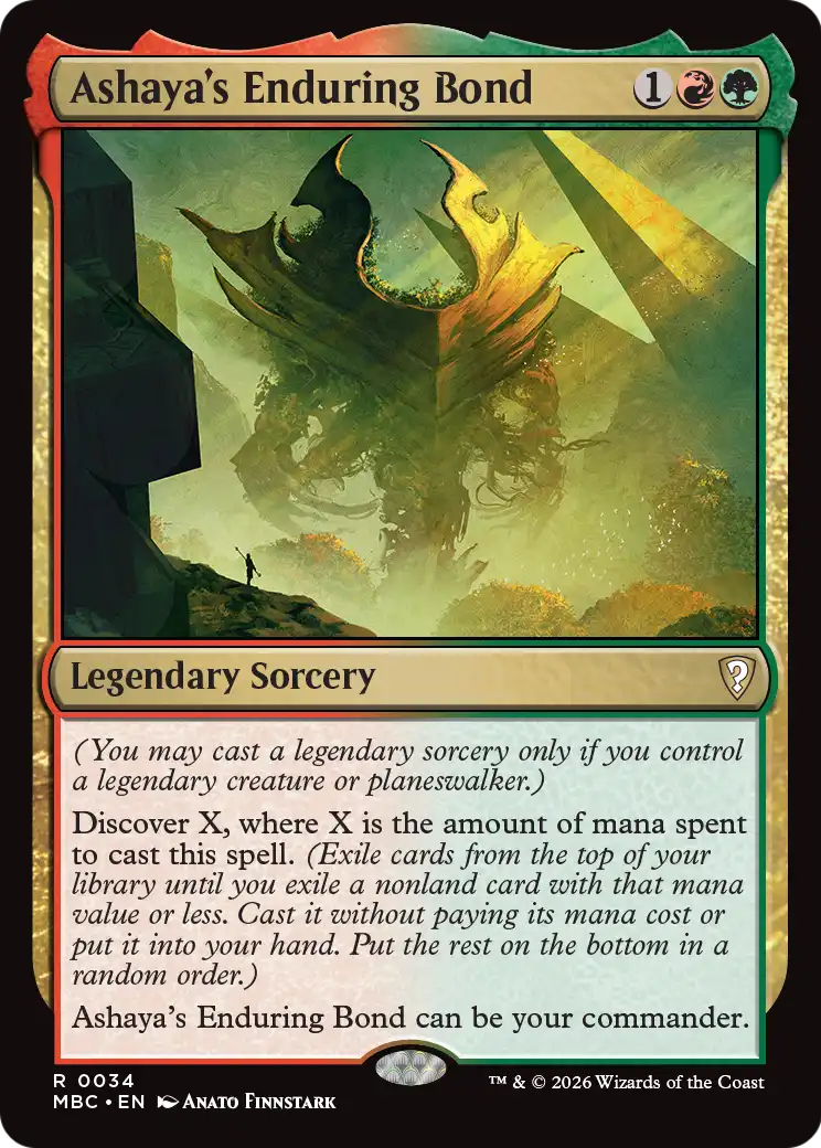 Ashaya's Enduring Bond [Mystery Booster: Commander Edition] | Lots Moore NSW