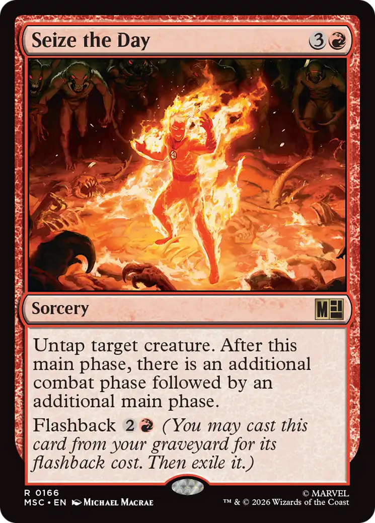 Seize the Day (Surge Foil) [Marvel Super Heroes Commander] | Lots Moore NSW