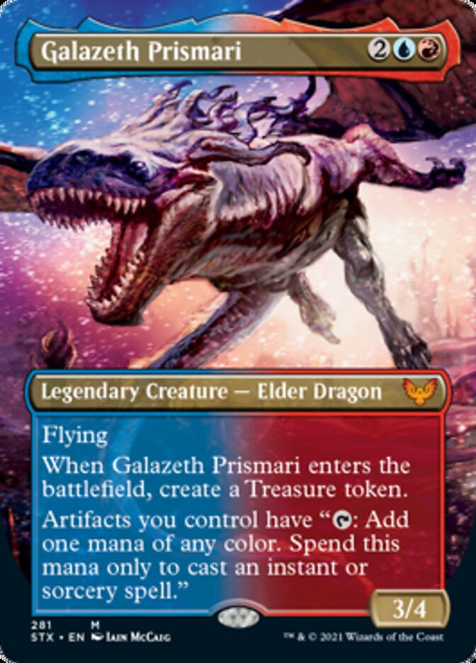 Galazeth Prismari (Borderless Alternate Art) [Strixhaven: School of Mages] | Lots Moore NSW