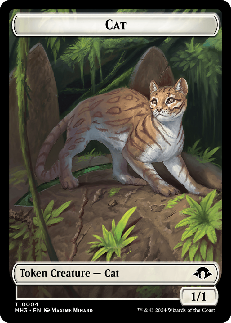 Phyrexian Germ // Cat Double-Sided Token [Modern Horizons 3 Tokens] | Lots Moore NSW