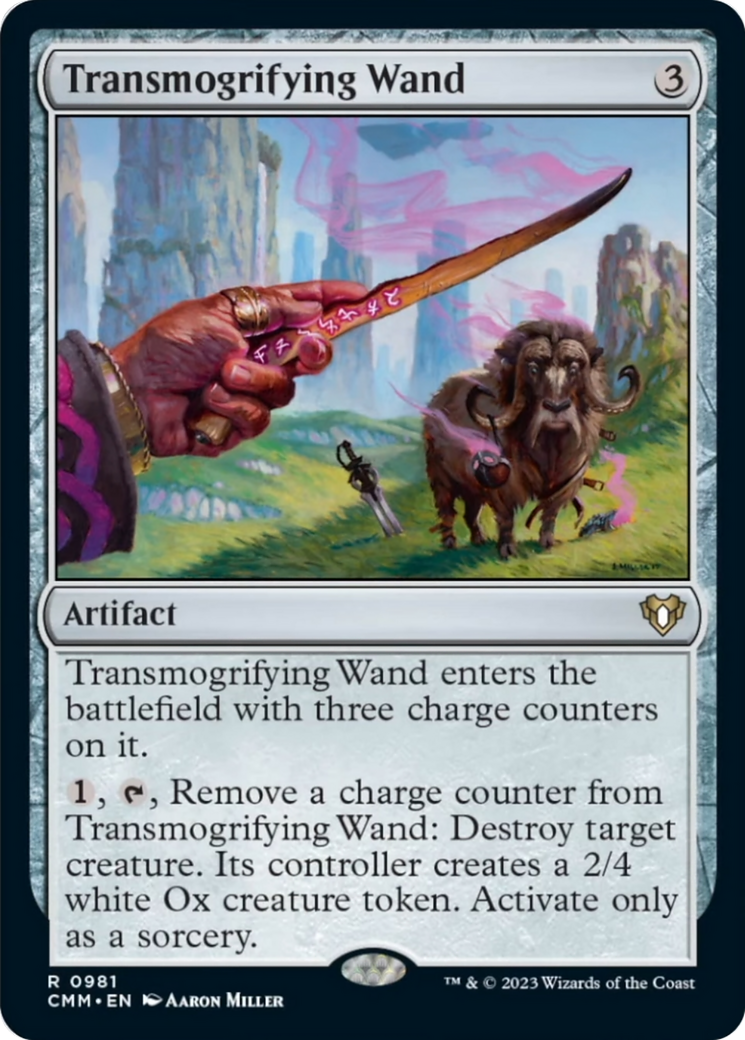 Transmogrifying Wand [Commander Masters] | Lots Moore NSW