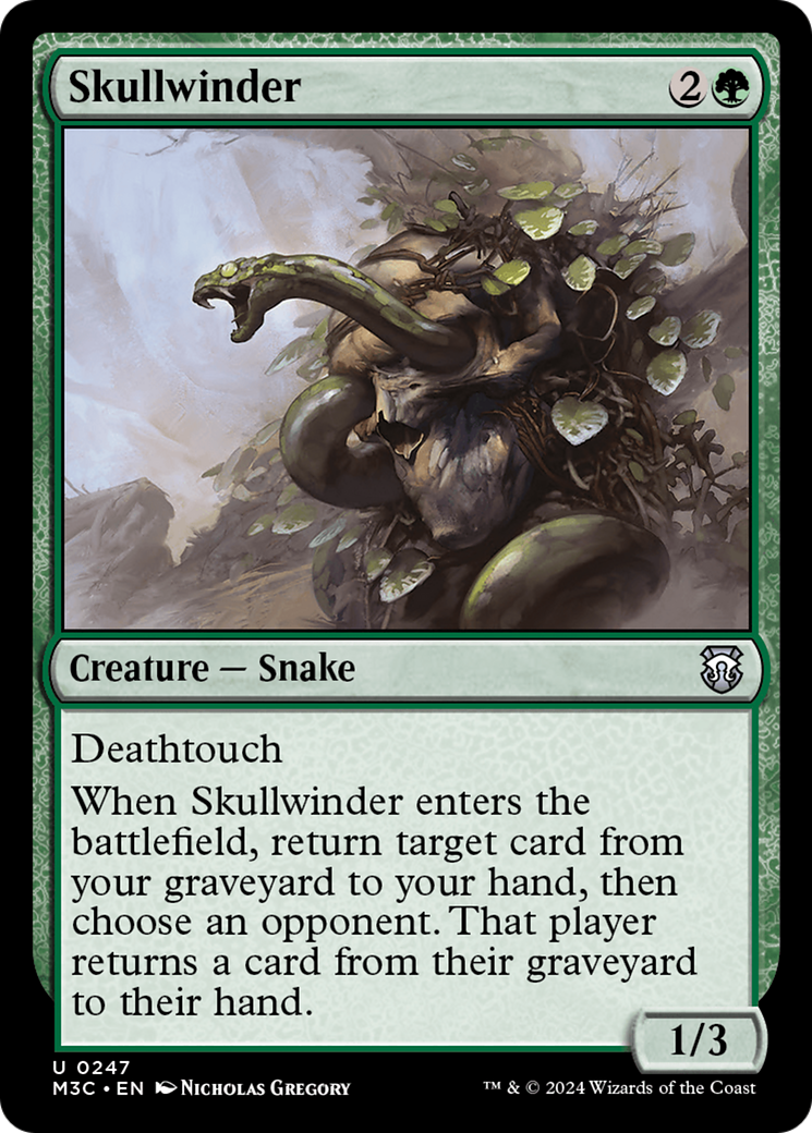 Skullwinder (Ripple Foil) [Modern Horizons 3 Commander] | Lots Moore NSW