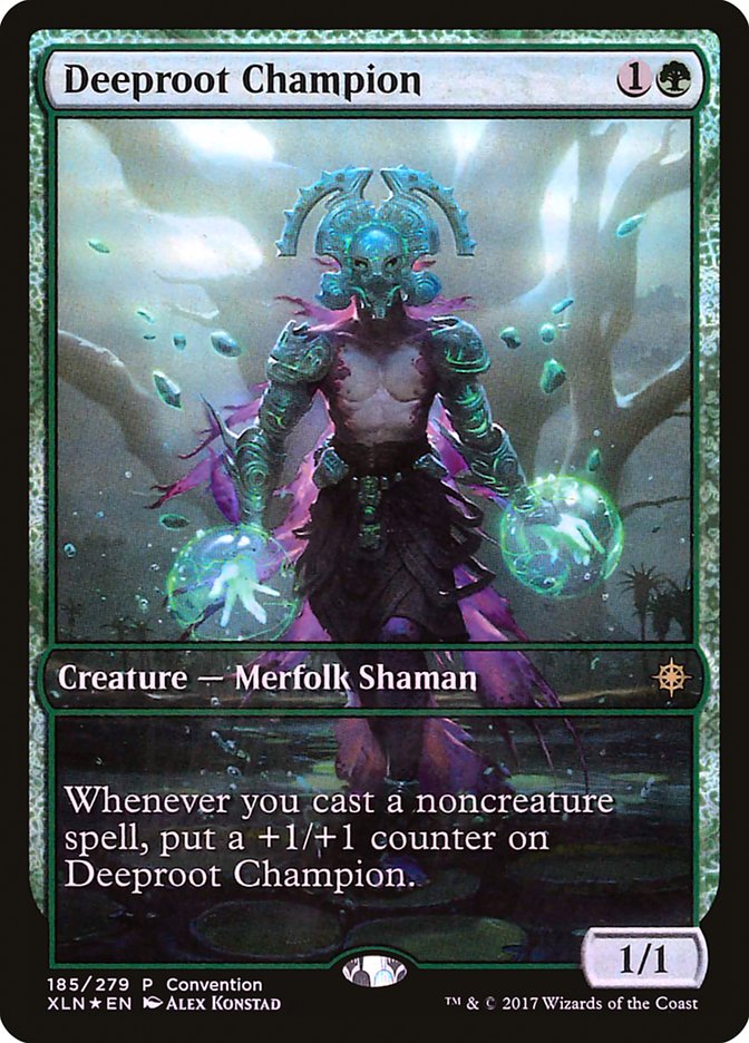 Deeproot Champion (Convention) (Full Art) [Ixalan Promos] | Lots Moore NSW